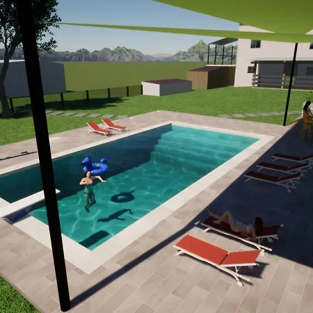 Δωμάτια σε οικογενειακή κατοικία Sunny Valley Krupa